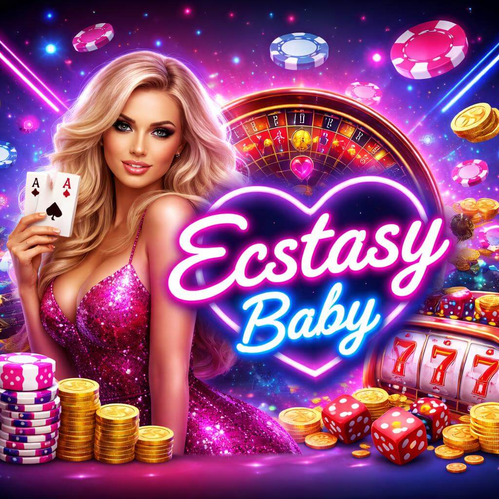 EcstasyBaby casino site presenting a broad assortment of reels, card games, and live rooms